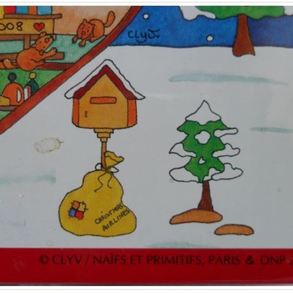 YOKU MOKU 2008 Christmas Tin Heart Shaped House - Picture 5 of 8